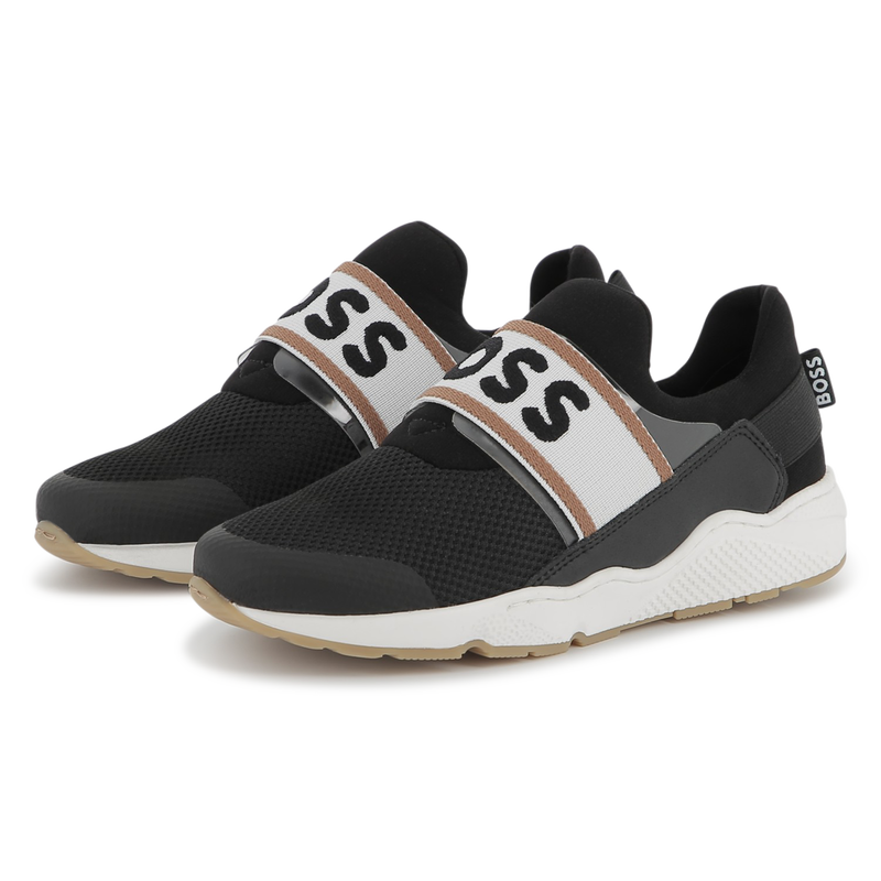Niedrige Sneaker mit Stretch BOSS 
                        JUNGE