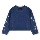Cropped jeansjacke MARC JACOBS 
                    M&Auml;DCHEN