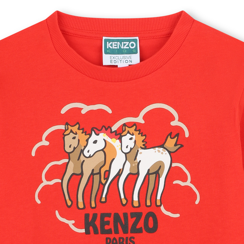 KURZ&Auml;RMELIGES T-SHIRT KENZO KIDS 
                        UNISEX