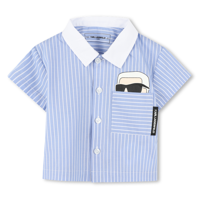 Set aus Hemd und Shorts KARL LAGERFELD KIDS 
                        JUNGE