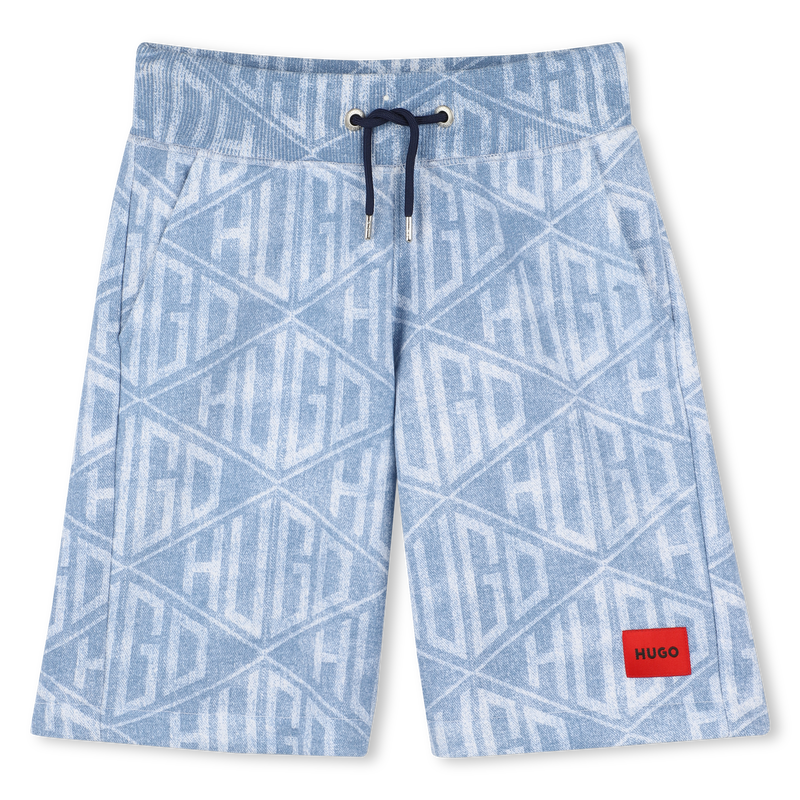 Sweat-Bermudas in Jeansoptik HUGO 
                        JUNGE
