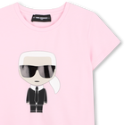 T-shirt illustration choupette KARL LAGERFELD KIDS 
                    M&Auml;DCHEN