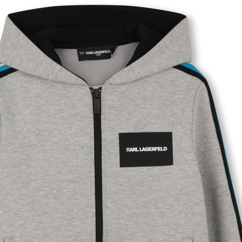 KAPUZENPULLOVER MIT REISSVERSCHLUSS KARL LAGERFELD KIDS 
                        JUNGE