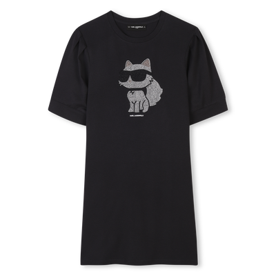 Kurzärmeliges Kleid KARL LAGERFELD KIDS MÄDCHEN