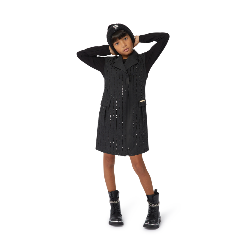 Langarmshirt mit Motiv KARL LAGERFELD KIDS 
                        M&Auml;DCHEN