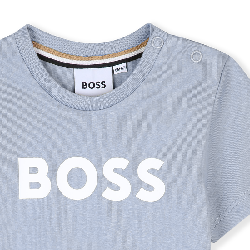 KURZ&Auml;RMELIGES T-SHIRT BOSS 
                        JUNGE
