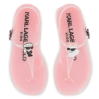 Sandalen mit verstellbaren riemen KARL LAGERFELD KIDS 
                    M&Auml;DCHEN