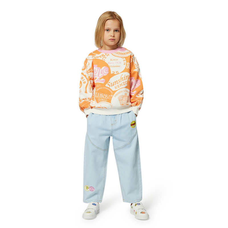 Jeans mit Stretch-Bund KENZO KIDS 
                        M&Auml;DCHEN