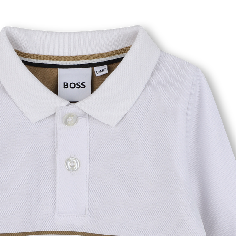 Lang&auml;rmeliges Poloshirt BOSS 
                        JUNGE