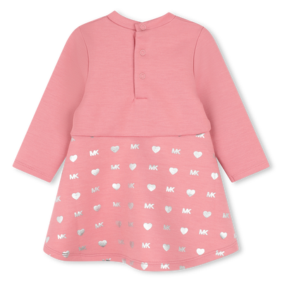 Lang&auml;rmeliges Kleid mit Nieten MICHAEL KORS M&Auml;DCHEN