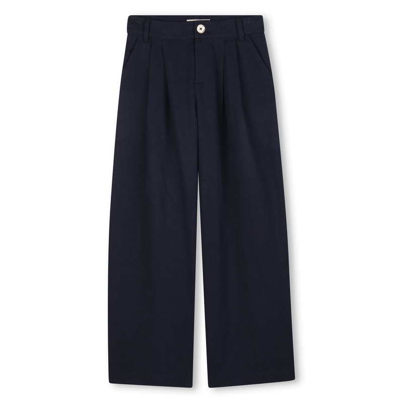 Hose aus Twill mit weitem Bein MICHAEL KORS 
                        M&Auml;DCHEN