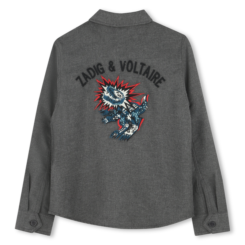 Hemd mit Logo-Stickerei ZADIG & VOLTAIRE 
                        JUNGE