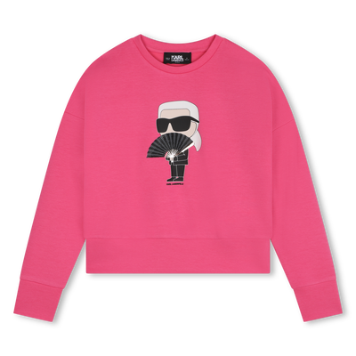 Sweatshirt mit Strass KARL LAGERFELD KIDS MÄDCHEN