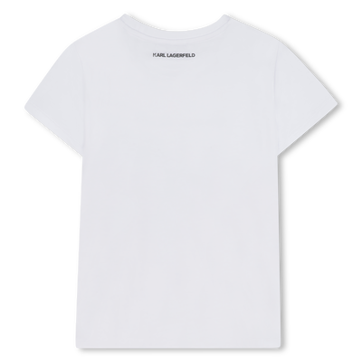 Kurz&auml;rmeliges T-Shirt KARL LAGERFELD KIDS M&Auml;DCHEN