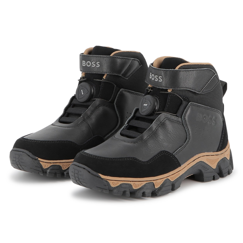 Stiefelette aus gemischtem Material BOSS 
                        JUNGE