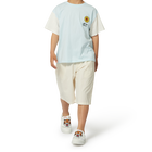 Einfarbige Baumwoll-Bermudas KENZO KIDS 
                    JUNGE