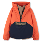 Zweifarbige Windjacke mit Kapuze TIMBERLAND 
                    JUNGE