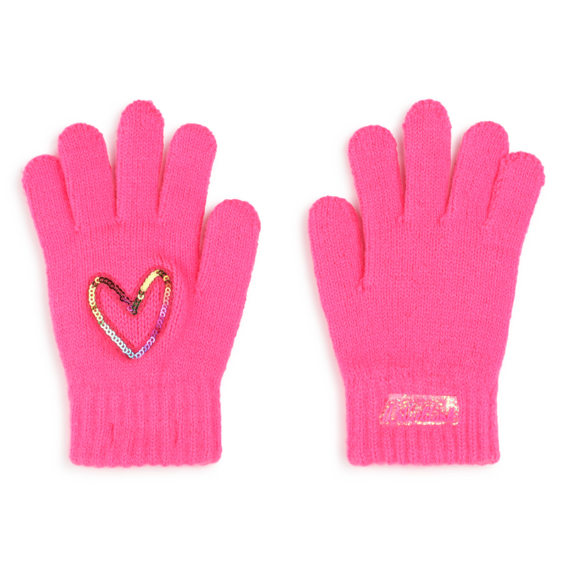 Handschuhe mit Paillettenherz BILLIEBLUSH 
                        M&Auml;DCHEN