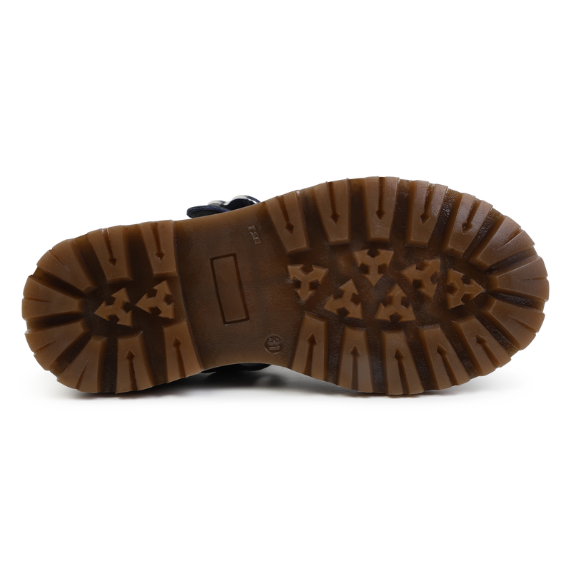 Leder-Ballerinas mit Schnalle KENZO KIDS 
                        M&Auml;DCHEN