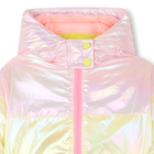 Dreifarbige Daunenjacke mit Kapuze BILLIEBLUSH 
                    M&Auml;DCHEN