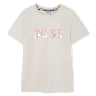 Kurz&auml;rmeliges T-Shirt, HELL BEIGE, hi-res