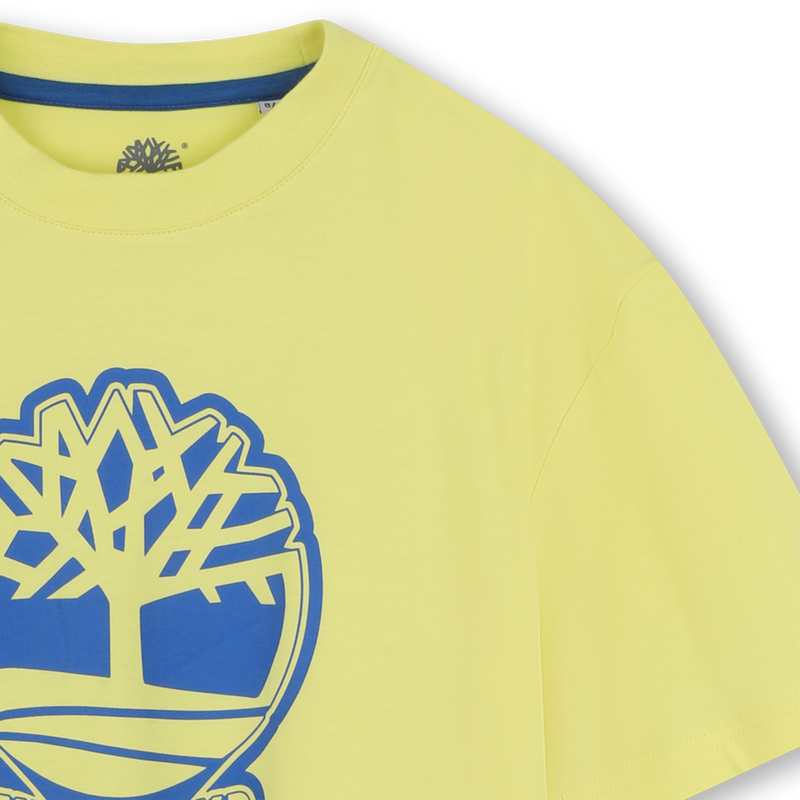 Zweifarbiges T-Shirt mit Logo TIMBERLAND 
                        JUNGE