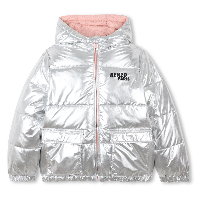 Wende-Daunenjacke aus Polyester KENZO KIDS 
                        M&Auml;DCHEN
