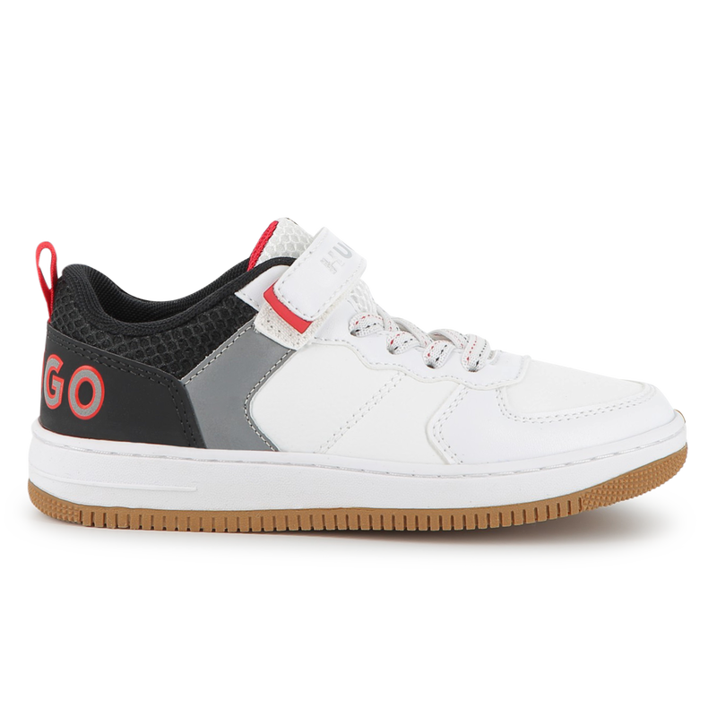 Sneaker mit elastischen Schn&uuml;rsenkeln HUGO 
                        JUNGE