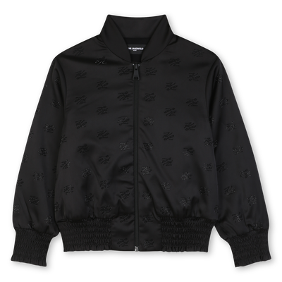 Satin-Cardigan KARL LAGERFELD KIDS M&Auml;DCHEN