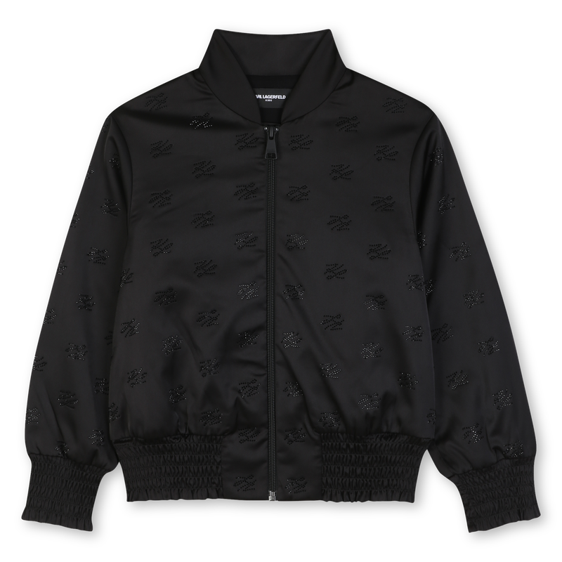 Satin-Cardigan KARL LAGERFELD KIDS 
                        M&Auml;DCHEN