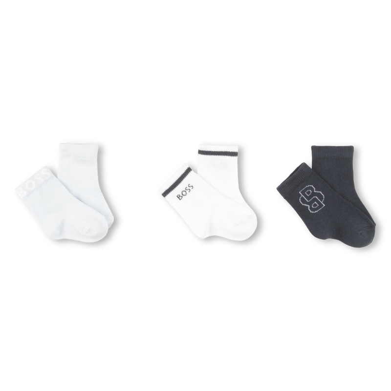 Set mit 3 Paar Socken BOSS 
                        JUNGE