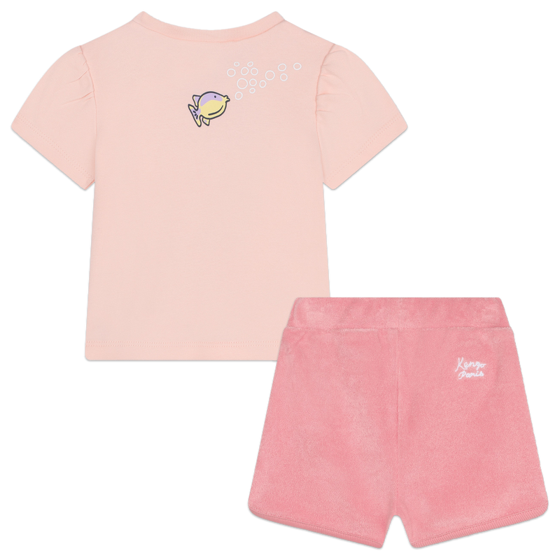 Zweiteiler aus Shorts &amp; T-Shirt KENZO KIDS 
                        M&Auml;DCHEN