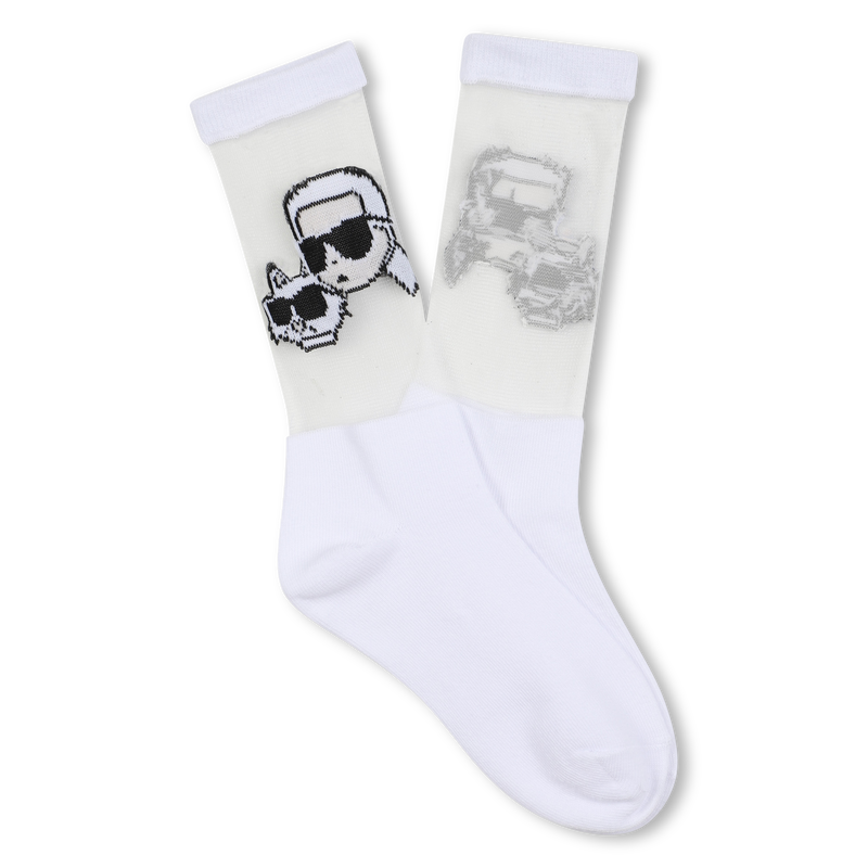 Mittelhohe Socken KARL LAGERFELD KIDS 
                        M&Auml;DCHEN