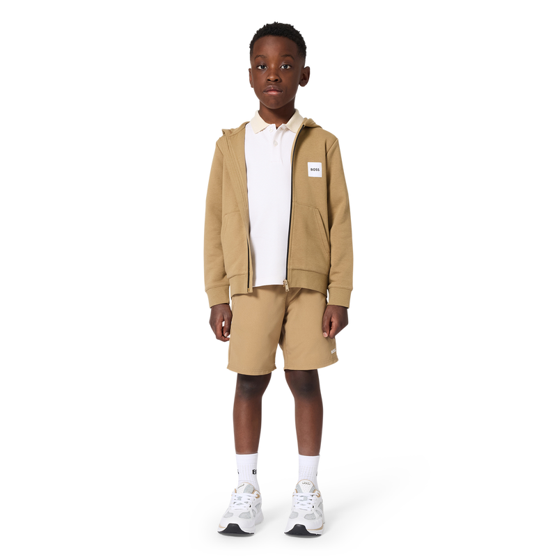 BERMUDASHORTS AUS LEICHTEM GEPR&Auml;GTEM STOFF BOSS 
                        JUNGE