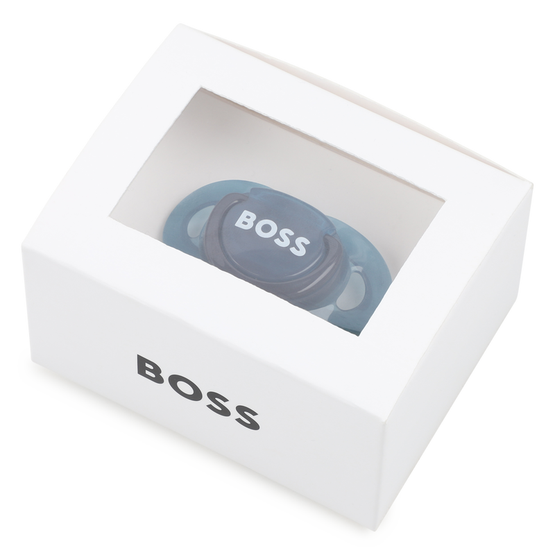 Schnuller aus Silikon mit Logo BOSS 
                        UNISEX