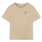 Kurz&auml;rmliges Baumwoll-T-Shirt MICHAEL KORS 
                    M&Auml;DCHEN