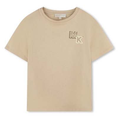 Kurz&auml;rmliges Baumwoll-T-Shirt MICHAEL KORS M&Auml;DCHEN