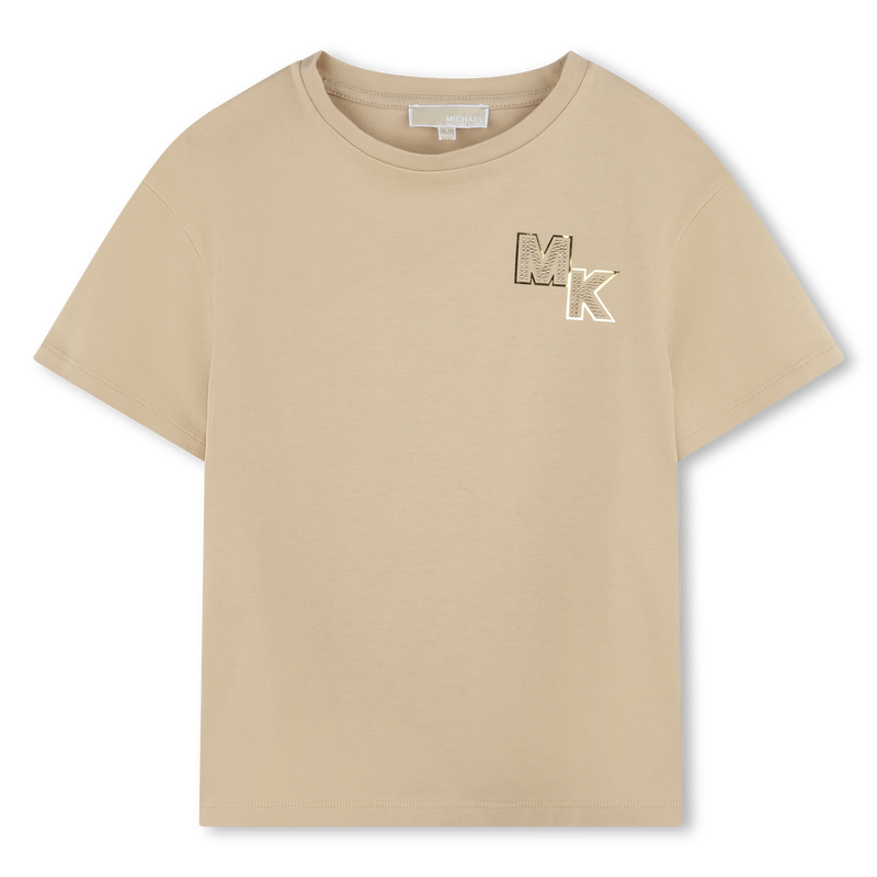 Kurz&auml;rmliges Baumwoll-T-Shirt MICHAEL KORS 
                        M&Auml;DCHEN
