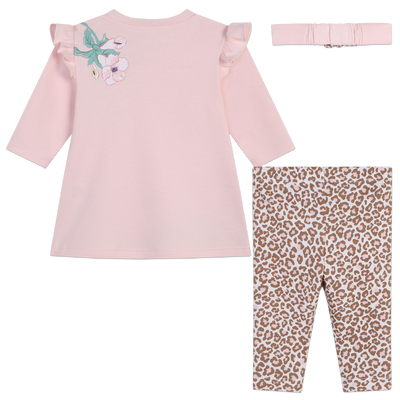 Kleid, Leggings und Stirnband KENZO KIDS M&Auml;DCHEN