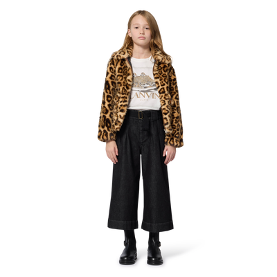 Flauschige fleecejacke LANVIN MÄDCHEN