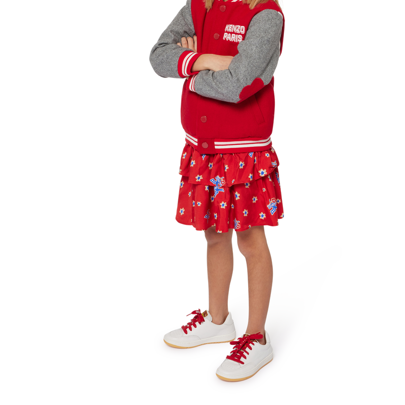 Volant-Rock mit Print KENZO KIDS 
                        M&Auml;DCHEN