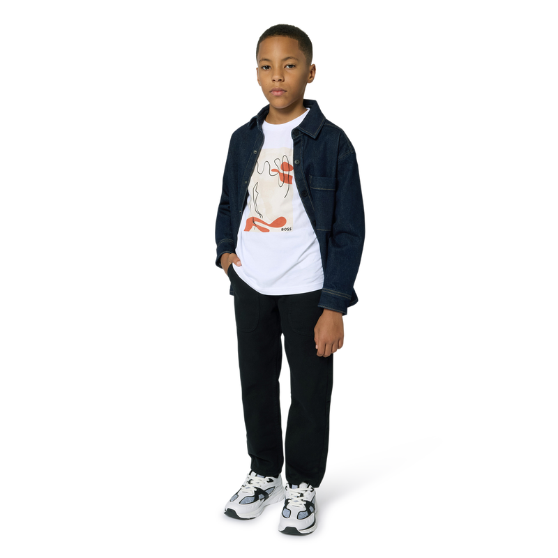 Langarm-T-Shirt BOSS 
                        JUNGE