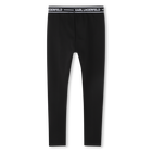 Leggings mit Muster KARL LAGERFELD KIDS 
                    M&Auml;DCHEN