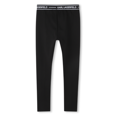 Leggings mit Muster KARL LAGERFELD KIDS M&Auml;DCHEN