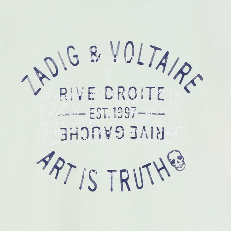 KURZ&Auml;RMELIGES T-SHIRT ZADIG & VOLTAIRE 
                        JUNGE
