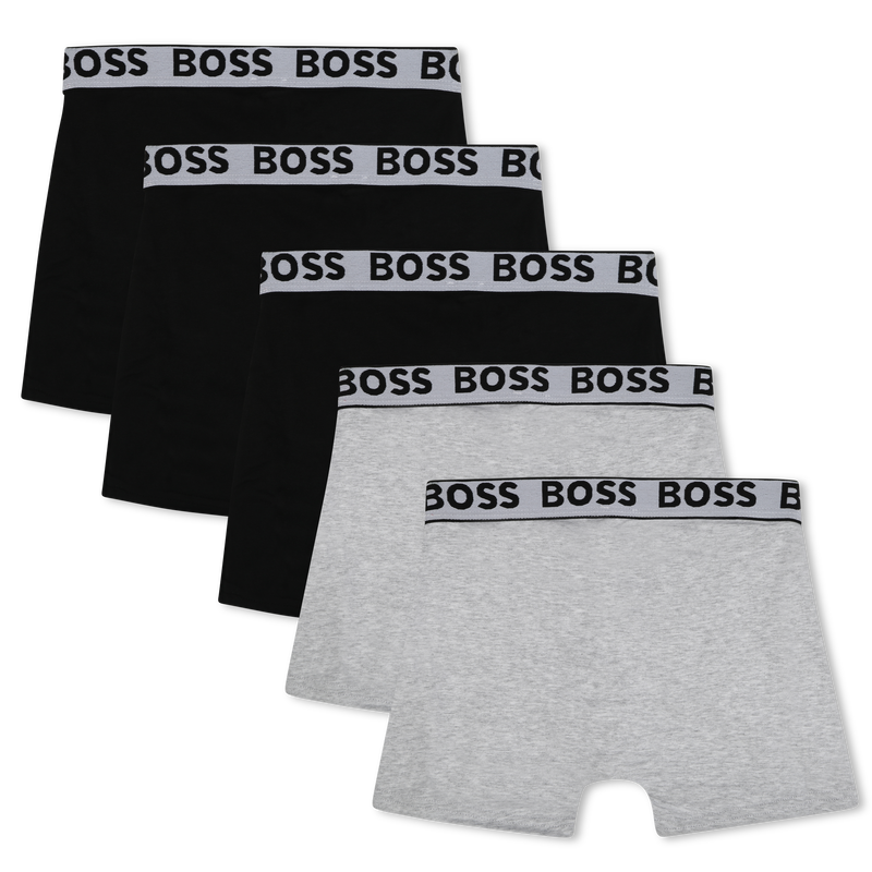 Set mit 5 Baumwoll-Boxershorts BOSS 
                        JUNGE