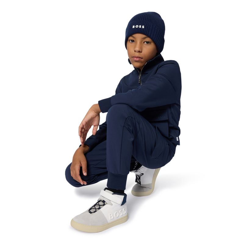 Jogger-Strickjacke BOSS 
                        JUNGE