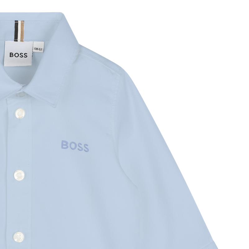 LANG&Auml;RMELIGES HEMD BOSS 
                        JUNGE