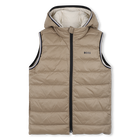 Daunenjacke mit Kapuze in Flann-Optik BOSS 
                    JUNGE