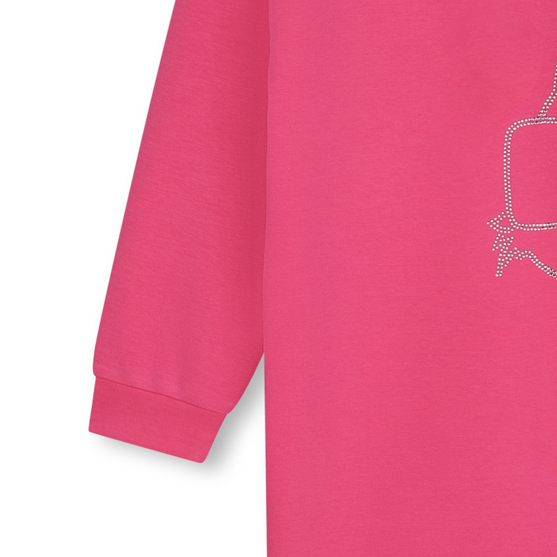 Gerades Kleid mit Strass KARL LAGERFELD KIDS 
                        M&Auml;DCHEN